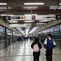 ホテルの目の前にあるBRTの駅