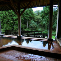 樹海の湯の露天風呂