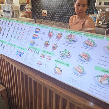 メニューは豊富