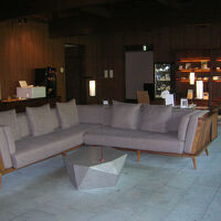 いい感じのラウンジです。