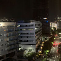 上階だったので、窓からの夜景が綺麗でした