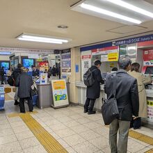 JRと近鉄の連絡口