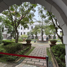 中庭も素敵でした♪