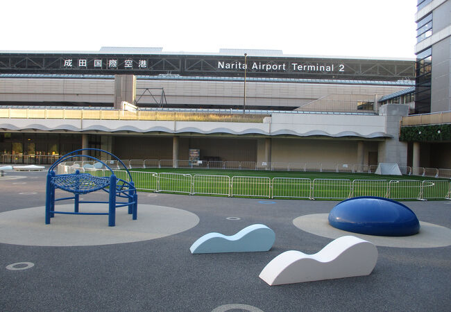 公園のような休憩場所がありました