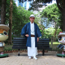 キャラクターと一緒に