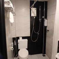 トイレとシャワー。シャワーカーテンは有る