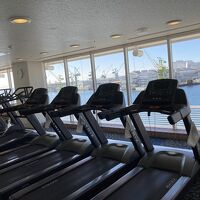 海を見ながらのランニングマシン