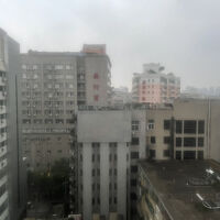 部屋からの眺めです。あまり良くないです。