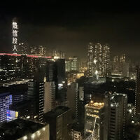 客室からの夜景