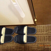 スリッパはリユースタイプ