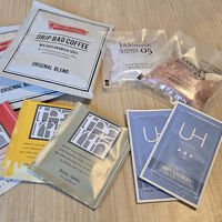 ドリップコーヒーに紅茶、バスソルト、化粧水