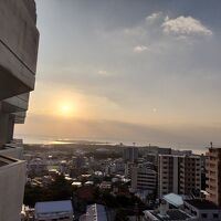 窓の外はオーシャンサンセット