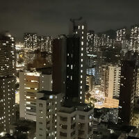 シティビューの夜景（１８階、北向き）