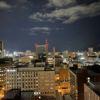 20階の部屋から南側、ススキノ方向を見た夜景です