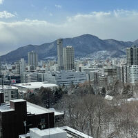 右手は植物園、奥が円山です。