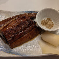 コース料理の鰻