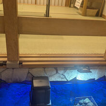 食事処にある生簀