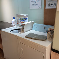 無料のランドリー。他にジムもあった