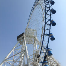観覧車の直径は80mもある