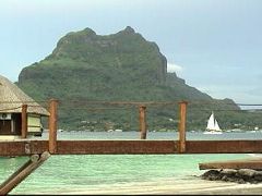 タヒチ、ボラボラ島水上コテージに滞在♪（Tahiti　Borabora Island）