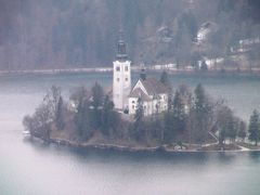旧ユーゴスラビアの旅【２】　　スロベニアの美しい保養地　ブレッド湖