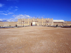 ヴェルサイユ宮、降ったり晴れたり