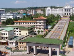 延吉　公園路　延辺大学のある通りです