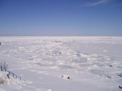 流氷！オホーツク海！
