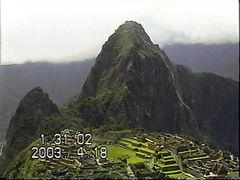 ペルーの旅　【７】　インカの謎の空中都市　マチュピチュ