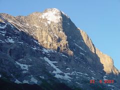 スイスアルプスの山々についての印象　その?アイガー２００３年