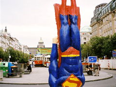 2005年夏のプラハ・ポーランド旅行20日間　その2　プラハのヴァーツラフ広場