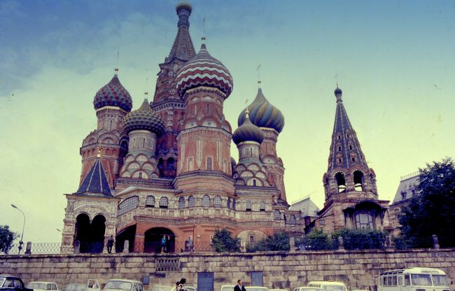 まだ冷戦中のソ連の聖ワシーリー聖堂<br />