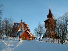 雪のキルナ教会　アーメン