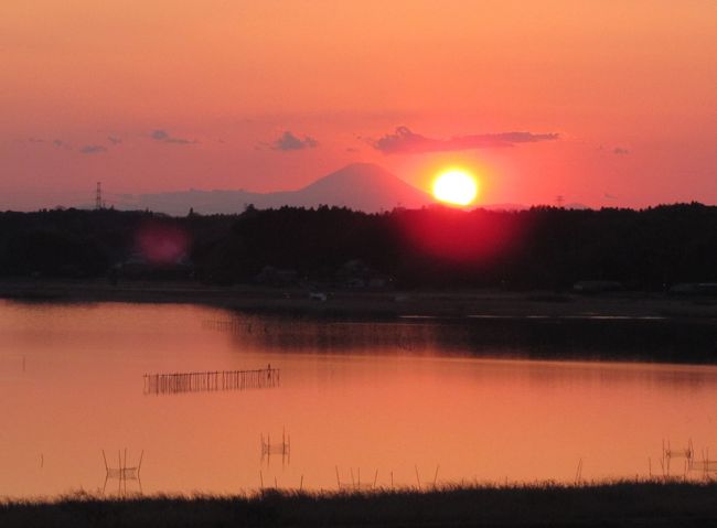 印西市散策（６）・・寒風の夕暮れ富士山遠望、徳性院を訪ねます。