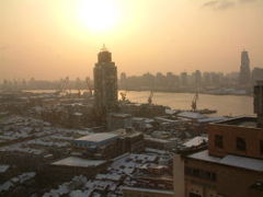 母の初海外　寒くて凍える冬の上海　小さい上海カニにしょんぼりツアー