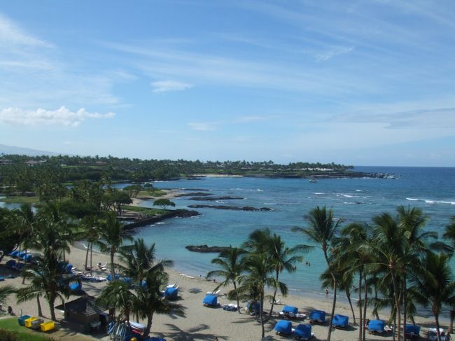 ハワイ島に行ってきました。<br />1回目は観光で。<br />2回目は人生で一番幸せな日を迎えるために。<br /><br />写真はホテルの部屋からの眺めです。<br />ハワイ島はオアフ島と違ってみんながリラックスして、亀も海辺でのんびり・・・。あー、今すぐにでも行きたい！