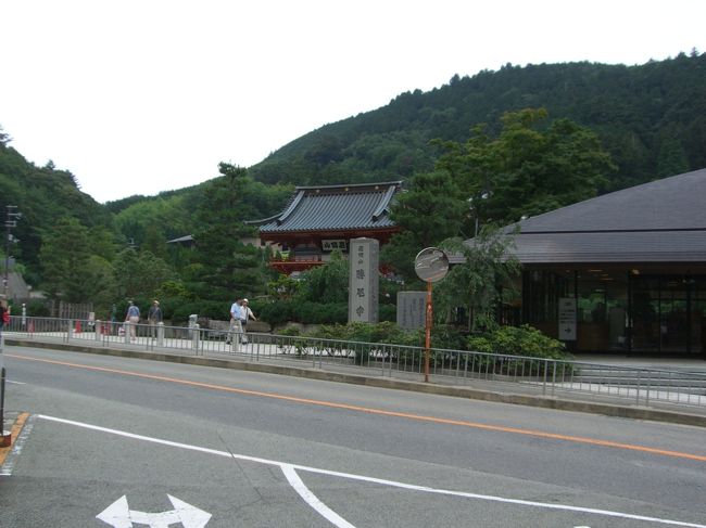 梅雨の晴れ間の合間に「勝尾寺」に紫陽花を見に行きました。<br />紫陽花の見ごろは6月から8月だそうです。紫陽花の花の美しさに満足してきました。