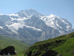 スイスアルプス絶景ハイキング　その３４メンリッヒェン～クライネシャイデックその?ハイキング風景編