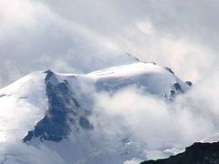 スイス旅行ハイライト写真速報【36b】眼前にそそり立つメンヒ（4107ｍ）