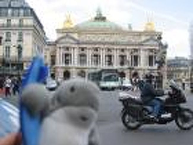 華の都パリは何回行っても楽しいです。写真はオペラ座の前で撮りました。