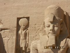 小川順子ＴＤと行った海外旅行ーエジプト・・アブ・シンベル神殿