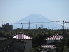 我が家からの冨士山　その３０　秋晴れの冨士山