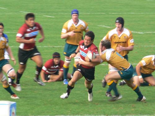 オーストレイリアンパワーに驚き！ チャレンジ2006 ラグビー日本