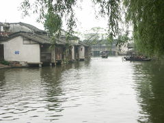 上海近郊の水郷地帯（烏鎮）