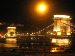2006年ハンガリーとルーマニア旅行第９日目(4)：ブダペストの夜景、エリジュベート広場からドナウ川へ