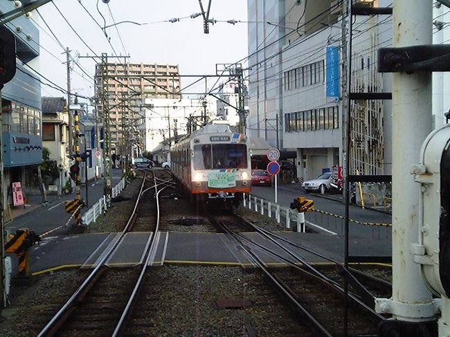 地方都市を走る私鉄電車を訪ねる旅。<br /><br />静岡鉄道は静岡と清水を結ぶ鉄道路線。<br />2両編成の電車が日中6分間隔という高頻度運転をしている。<br />都市間鉄道と言えなくもないが、運賃は静岡鉄道の290円に対して、JRは230円。<br />所要時間も20分と、JRの2倍。<br />短い駅間間隔でこまめに客を拾う都市内鉄道と言った方が良いだろう。