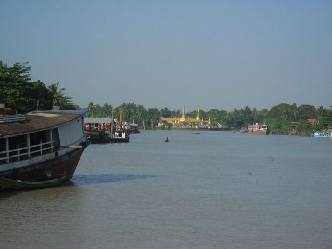 ミャウンミャ(Myaungmya)のパゴダに一目ぼれ。途中下船で気まぐれな旅。