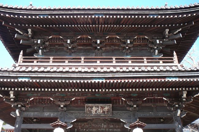 　あまりにも暖かいのでじっとして居られず、西国第24番札所、中山寺と西国22番札所、総持寺を参拝して来ました。<br /><br />紫雲山・中山寺<br />　中山寺は山号を紫雲山と称する真言宗中山寺派の総本山で、西国三十三ヶ所観音霊場の第24番札所として知られている。<br />このお寺は、寺伝では聖徳太子が建立したとされるお寺で、古くは現在地の北の山腹にあった。しかし、寿永の乱や荒木村重の乱で兵火にあい、消滅したが、豊臣秀頼の命により、片桐且元の手になる諸堂が現在地に再建されている。<br />本堂には、ご本尊である国の重要文化財・十一面観音菩薩立像が安置され、また脇侍の2体の十一面観音菩薩と共に、これを祈願すると西国三十三ヶ所の観音霊場を行脚したのと同じ功徳があるとされている。この本尊は、インドの勝鬘婦人を写したものとされ、女性の苦難を救う菩薩として、「安産信仰」に欠かせない功徳があるといわれ、その御利益を求めて多くの妊婦の方々が訪れる。 <br />　また、毎年8月9日は、西国三十三ヶ所の観音様が全て星に乗って、この中山寺に集まると言われる「星下り祭り」の日で、梵天奉納などが行われ、大変な賑わいを見せる。<br />