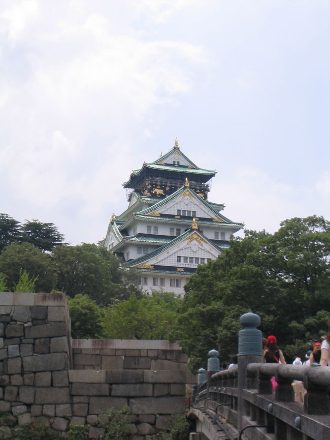 大阪城を見てきました