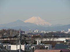 東京・立川市から見た富士山